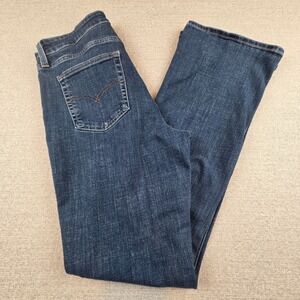 Levi's 725 High Rise Bootcut Jeans Women's 31x32 Stretch Blue Medium Wash